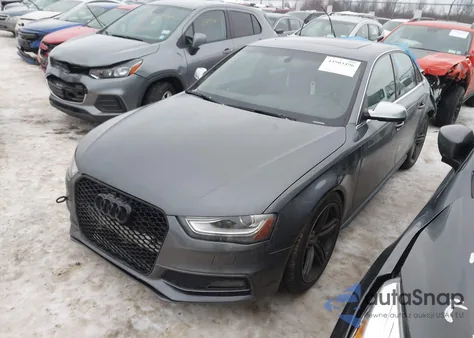 2013 Audi S4 3.0T Premium Plus z USA, uszkodzony, nr VIN WAUDGAFL0DA124271